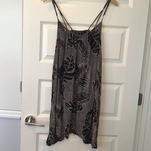 NWOT Volcom leaf patterned sundress